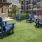 Lounge chairs in our courtyard at Varela Westshore Apartments